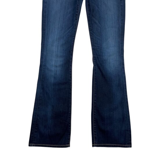 Citizens Of Humanity COH Dita Petite Bootcut Leg Jeans 25 Blue Low Rise Zip Fly - Picture 10 of 13